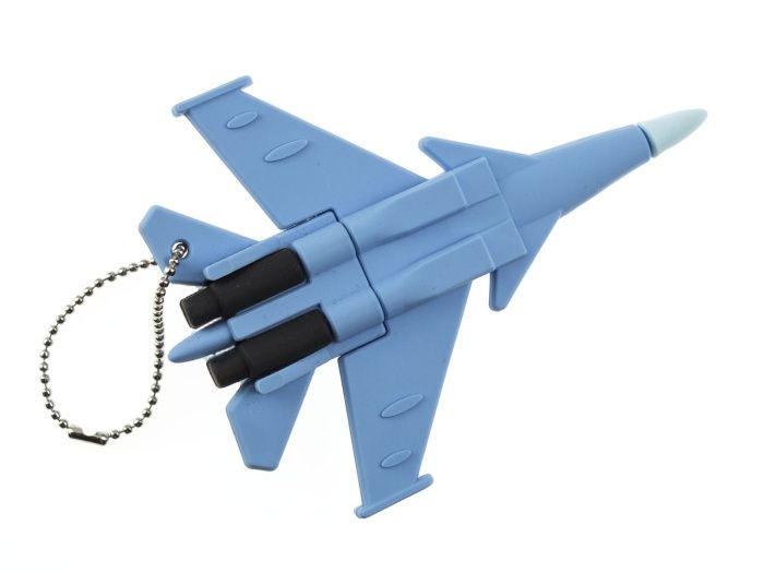 0GB USB-флеш накопитель UsbSouvenir реактивный истребитель Су-34, голубой