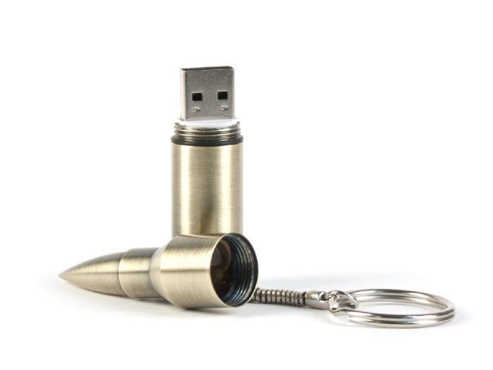 USB флешка пуля 7,62мм